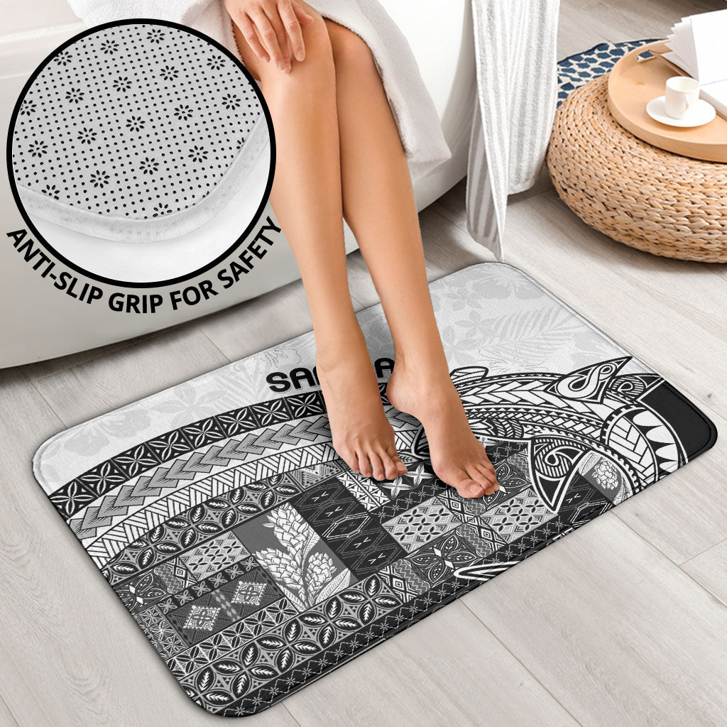 Samoa Mamanu Siapo Classic Black Bathroom Set Tatau Malie