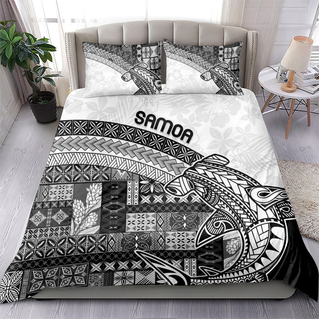 Samoa Mamanu Siapo Classic Black Bedding Set Tatau Malie
