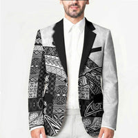 Samoa Mamanu Siapo Classic Black Blazer Tatau Malie