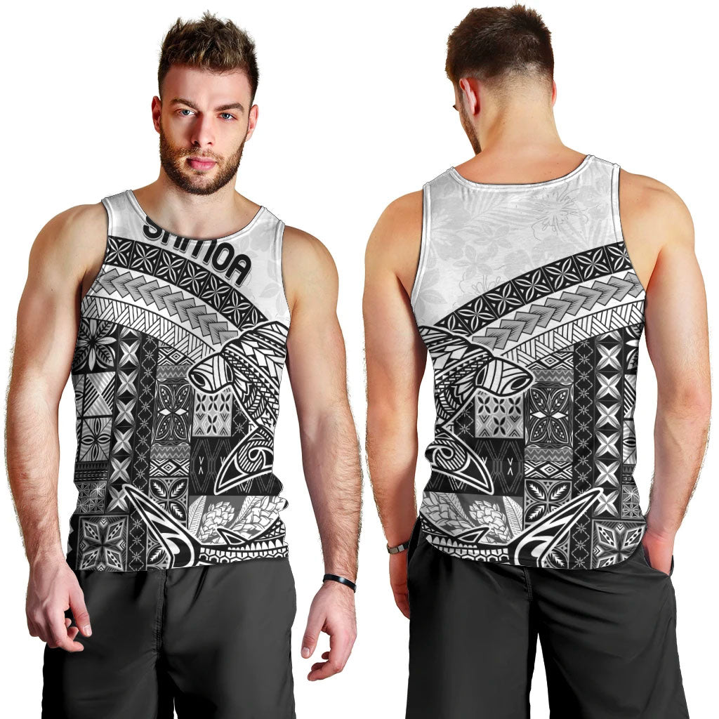 Samoa Mamanu Siapo Classic Black Men Tank Top Tatau Malie