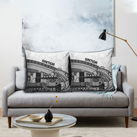 Samoa Mamanu Siapo Classic Black Pillow Cover Tatau Malie