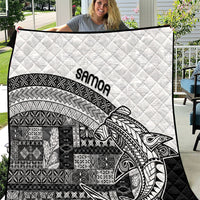 Samoa Mamanu Siapo Classic Black Quilt Tatau Malie