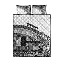 Samoa Mamanu Siapo Classic Black Quilt Bed Set Tatau Malie
