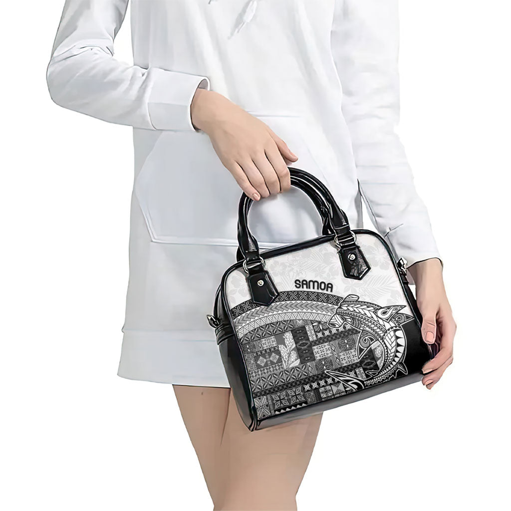 Samoa Mamanu Siapo Classic Black Shoulder Handbag Tatau Malie