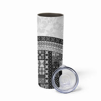 Samoa Mamanu Siapo Classic Black Skinny Tumbler Tatau Malie
