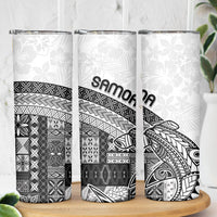 Samoa Mamanu Siapo Classic Black Skinny Tumbler Tatau Malie