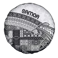 Samoa Mamanu Siapo Classic Black Spare Tire Cover Tatau Malie