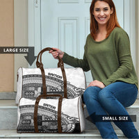 Samoa Mamanu Siapo Classic Black Travel Bag Tatau Malie