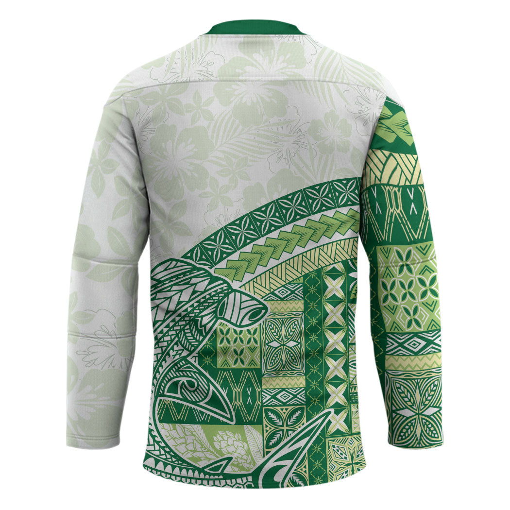 Samoa Mamanu Siapo Forest Green Hockey Jersey Tatau Malie