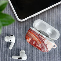 Samoa Mamanu Siapo Crimson AirPods Case Tatau Malie