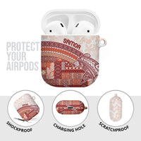 Samoa Mamanu Siapo Crimson AirPods Case Tatau Malie