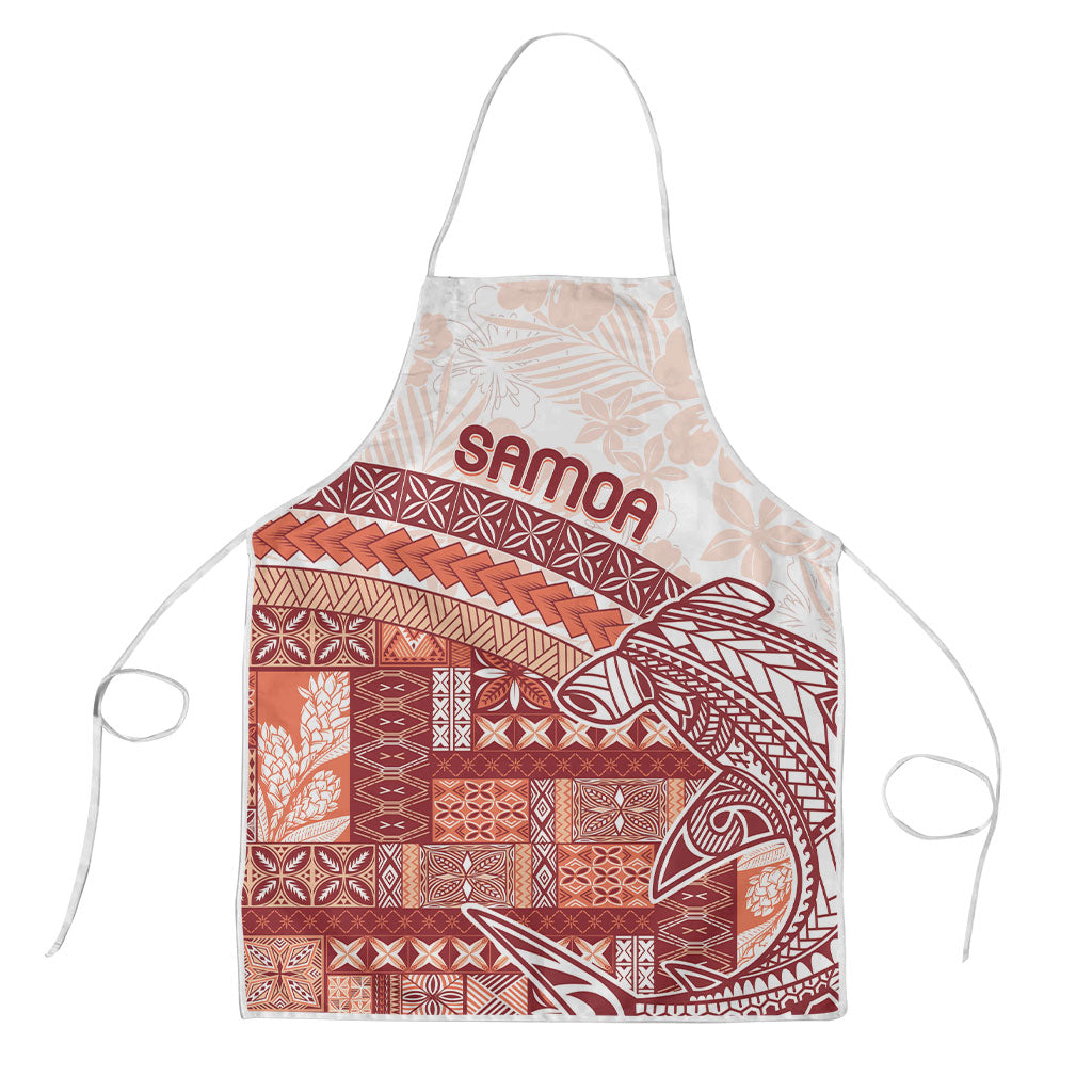 Samoa Mamanu Siapo Crimson Apron Tatau Malie