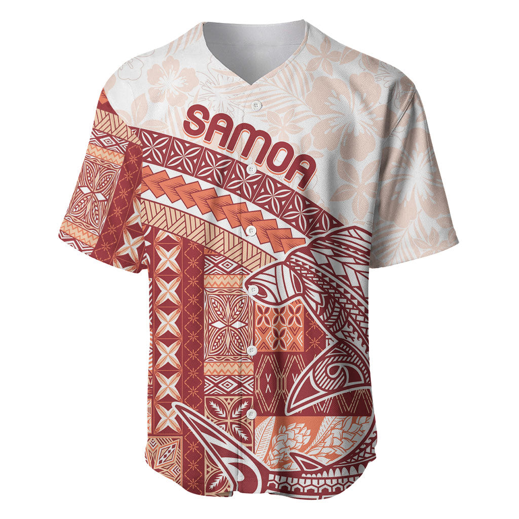 Samoa Mamanu Siapo Crimson Baseball Jersey Tatau Malie