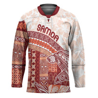 Samoa Mamanu Siapo Crimson Hockey Jersey Tatau Malie