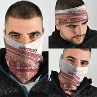 Samoa Mamanu Siapo Crimson Neck Gaiter Tatau Malie