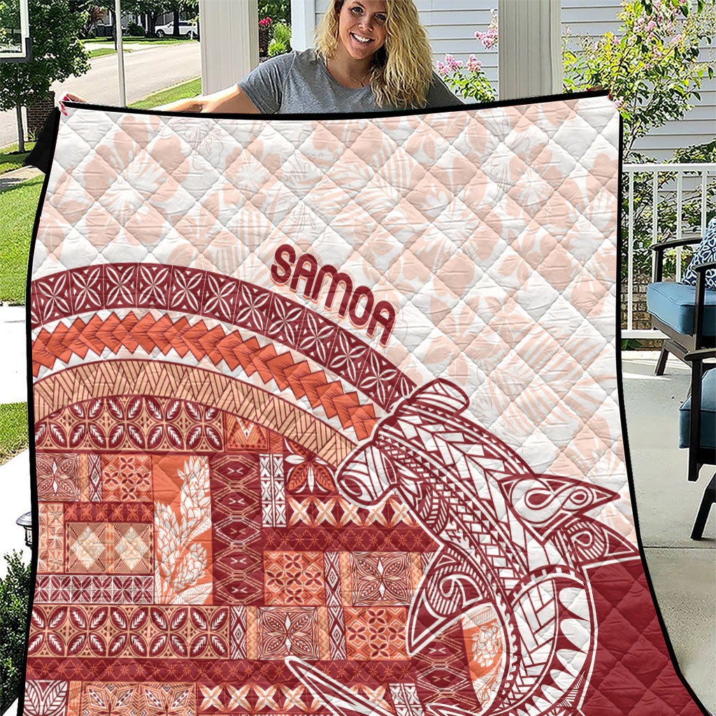 Samoa Mamanu Siapo Crimson Quilt Tatau Malie