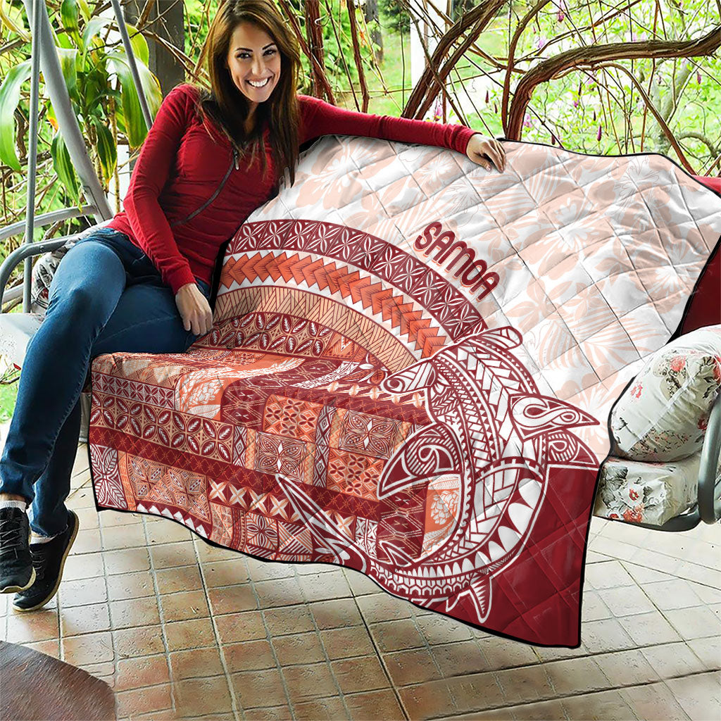 Samoa Mamanu Siapo Crimson Quilt Tatau Malie