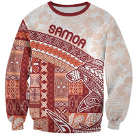 Samoa Mamanu Siapo Crimson Sweatshirt Tatau Malie