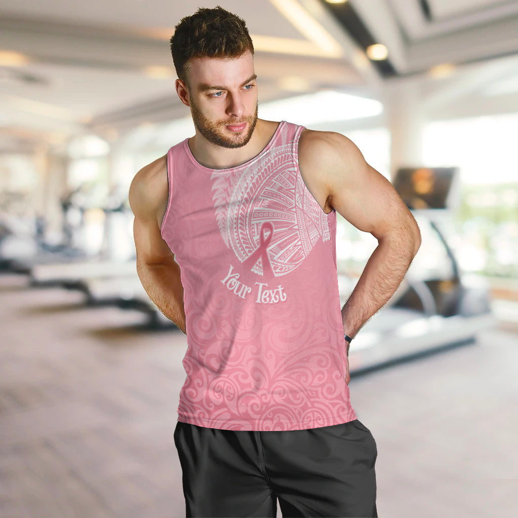 personalised-new-zealand-men-tank-top-pink-ribbon-tattoo-mix-silver-fern