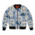 Aloha Hawaii Paniolo Jeans Palaka Bomber Jacket Coastal Rodeo - Polynesian Pride