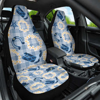 Aloha Hawaii Paniolo Jeans Palaka Car Seat Cover Coastal Rodeo - Polynesian Pride