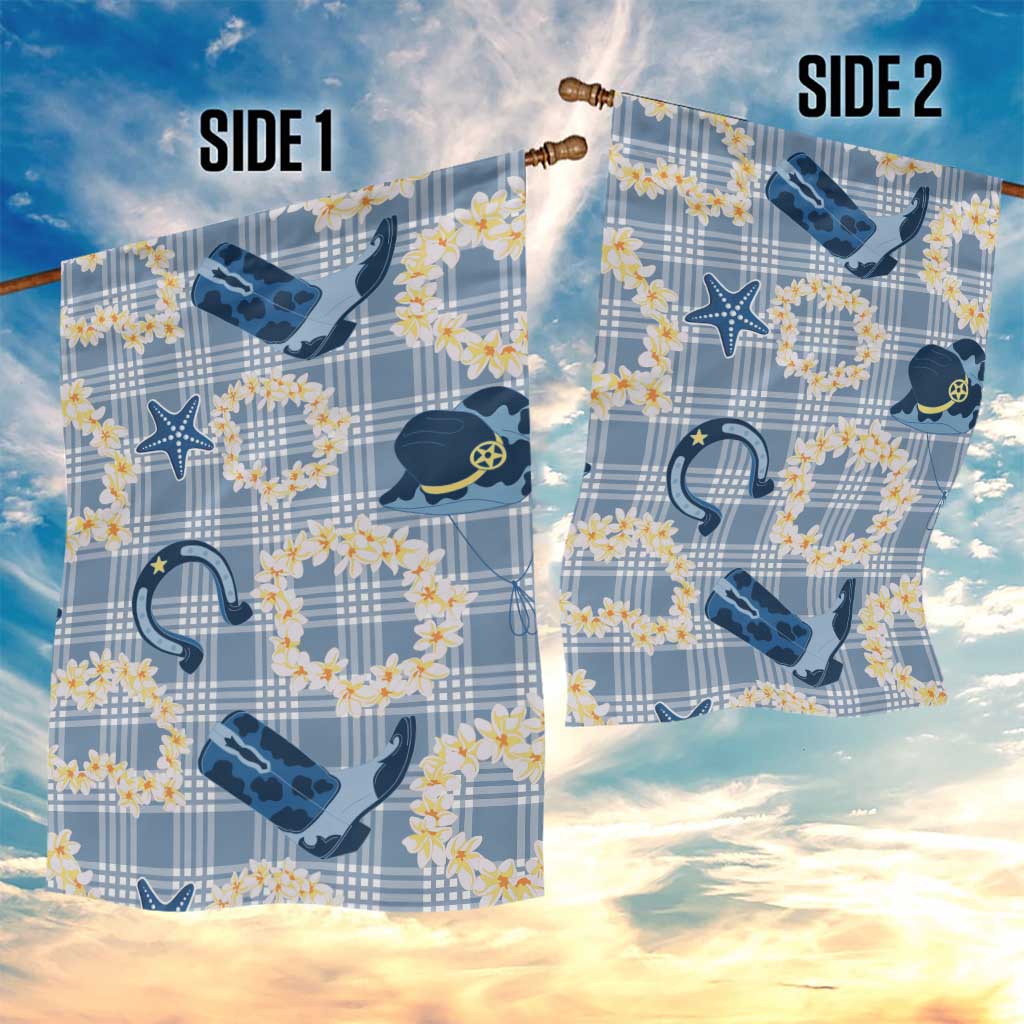 Aloha Hawaii Paniolo Jeans Palaka Garden Flag Coastal Rodeo - Polynesian Pride