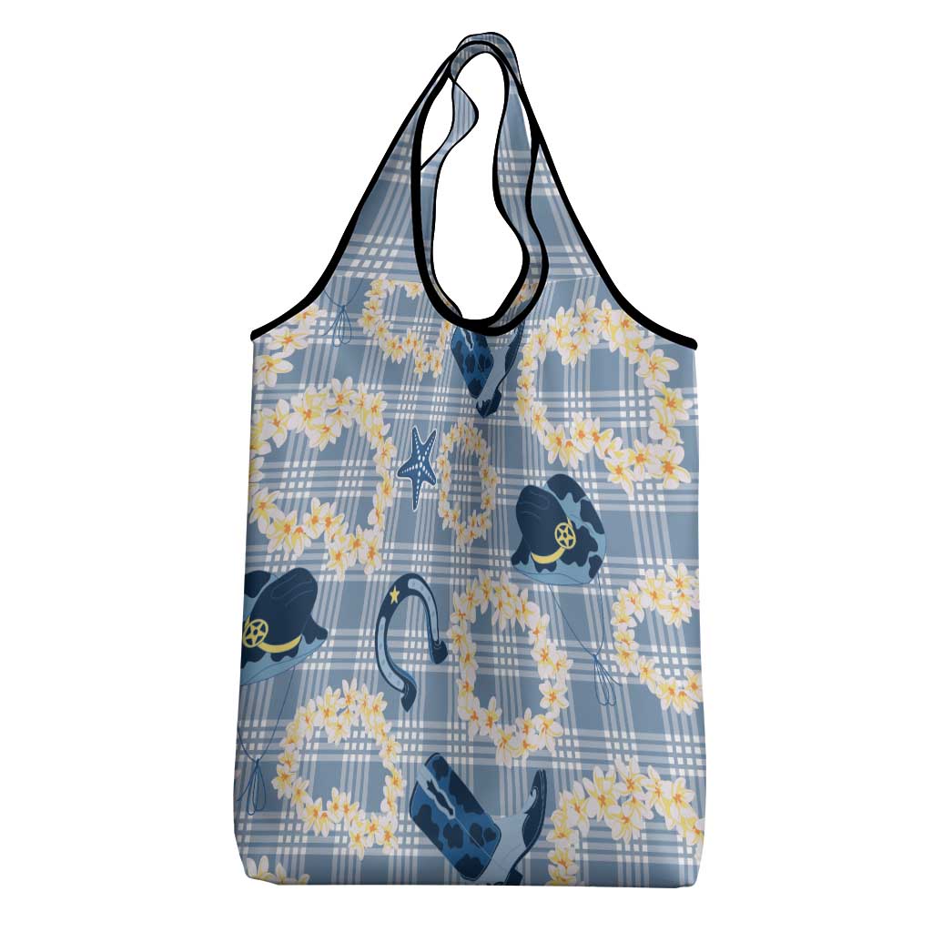 Aloha Hawaii Paniolo Jeans Palaka Grocery Bag Coastal Rodeo LT7 - Polynesian Pride