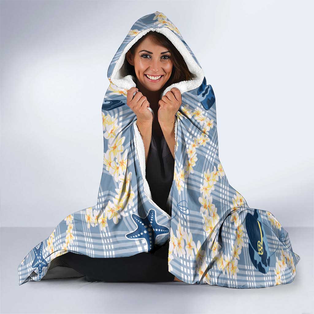 Aloha Hawaii Paniolo Jeans Palaka Hooded Blanket Coastal Rodeo LT7 - Polynesian Pride