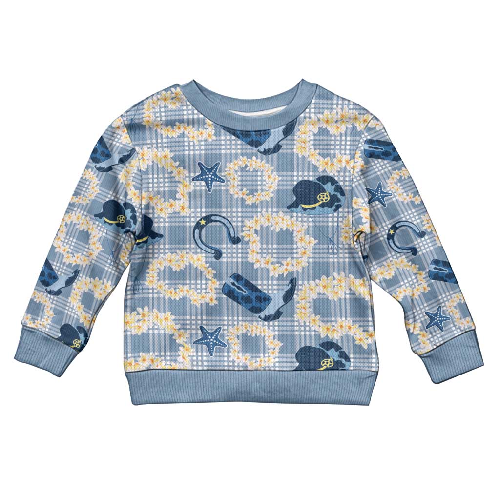 Aloha Hawaii Paniolo Jeans Palaka Kid Ugly Christmas Sweater Coastal Rodeo - Polynesian Pride