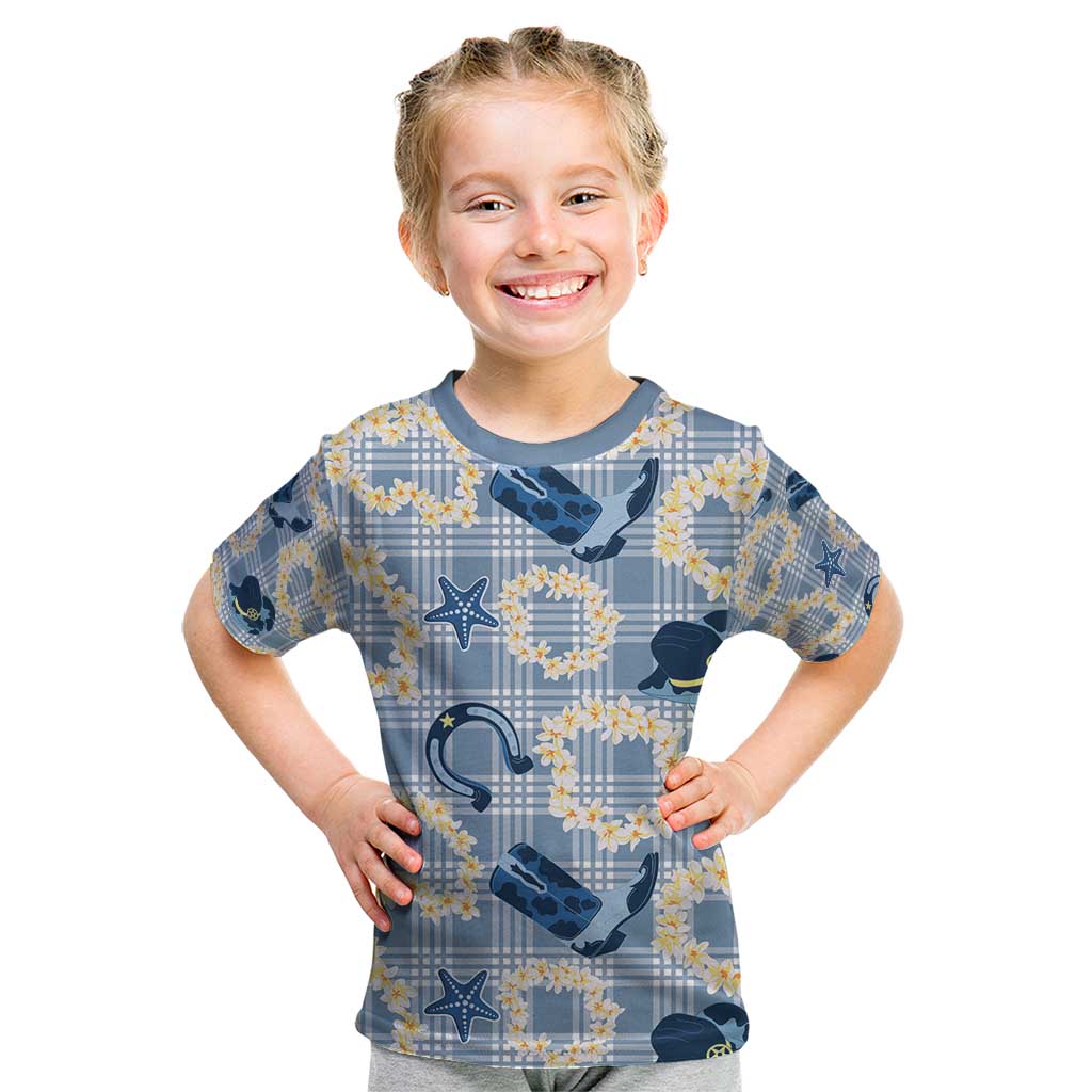 Aloha Hawaii Paniolo Jeans Palaka Kid T Shirt Coastal Rodeo - Polynesian Pride