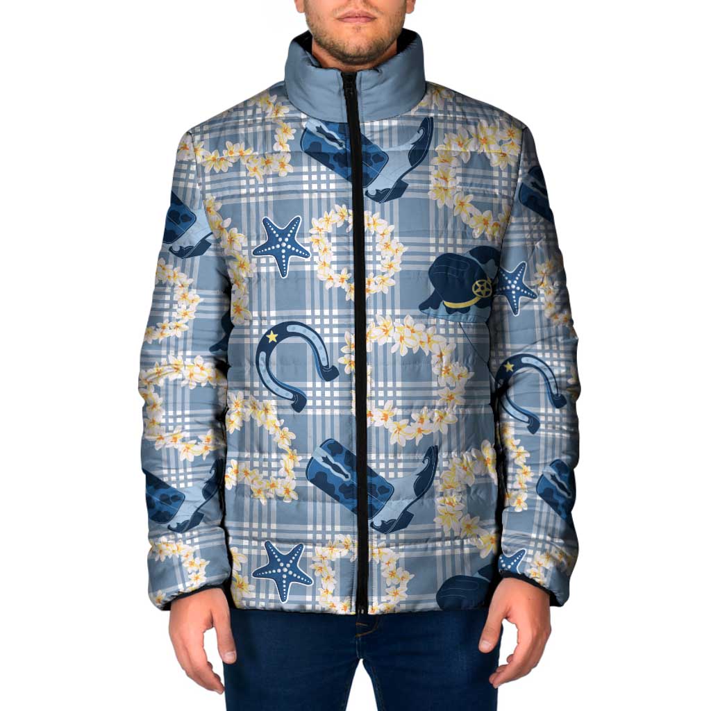 Aloha Hawaii Paniolo Jeans Palaka Padded Jacket Coastal Rodeo - Polynesian Pride