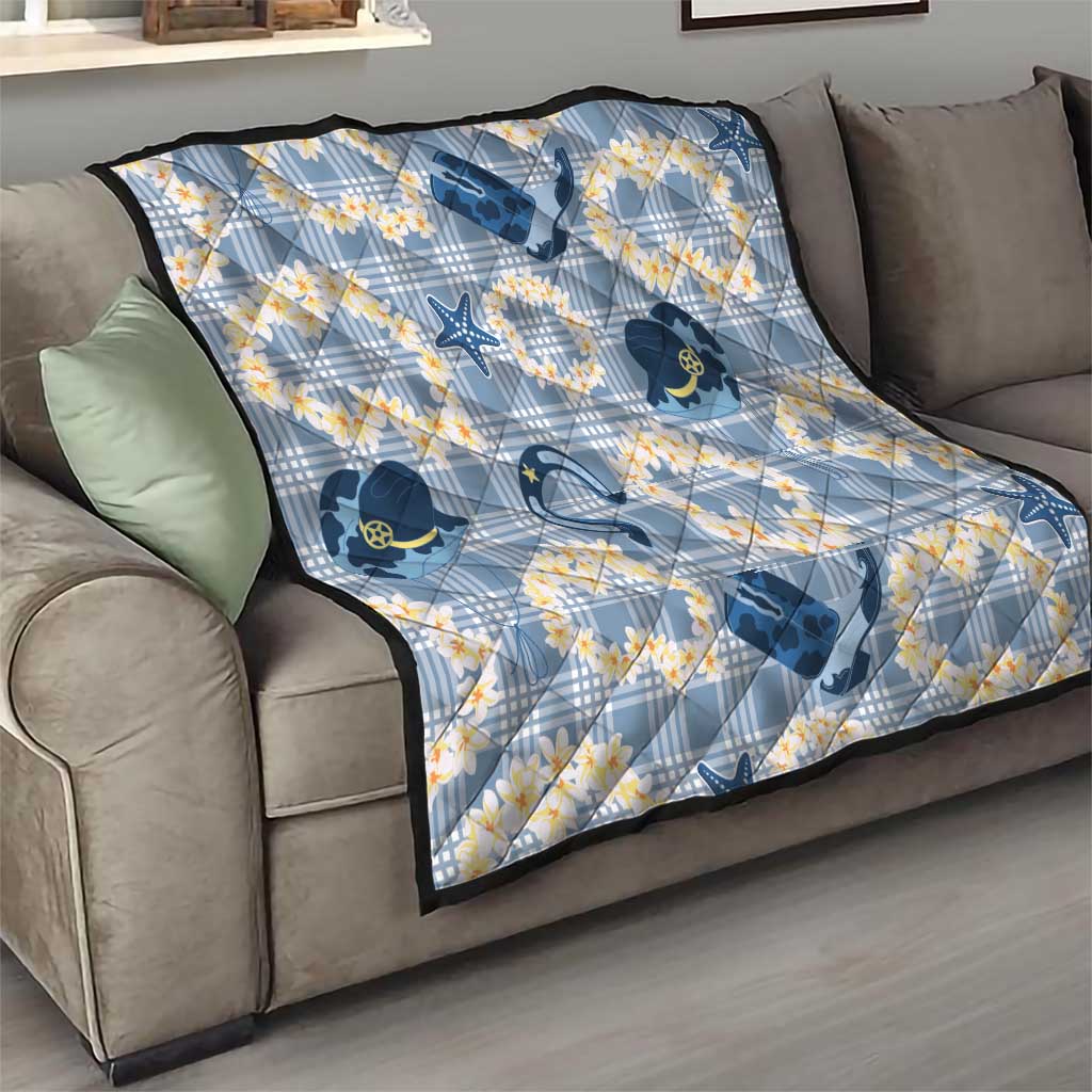 Aloha Hawaii Paniolo Jeans Palaka Quilt Coastal Rodeo - Polynesian Pride