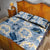 Aloha Hawaii Paniolo Jeans Palaka Quilt Bed Set Coastal Rodeo - Polynesian Pride