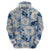 Aloha Hawaii Paniolo Jeans Palaka Zip Hoodie Coastal Rodeo - Polynesian Pride