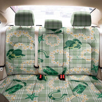 Aloha Hawaii Paniolo Mint Palaka Back Car Seat Cover Coastal Rodeo LT7 - Polynesian Pride