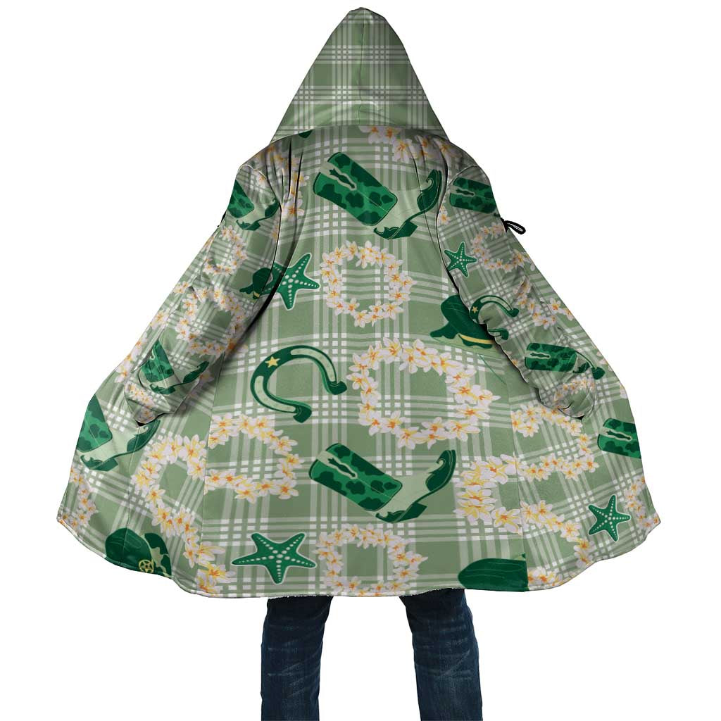 Aloha Hawaii Paniolo Mint Palaka Cloak Coastal Rodeo - Polynesian Pride