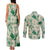 Aloha Hawaii Paniolo Mint Palaka Couples Matching Tank Maxi Dress and Long Sleeve Button Shirt Coastal Rodeo - Polynesian Pride