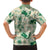 Aloha Hawaii Paniolo Mint Palaka Family Matching Off Shoulder Maxi Dress and Hawaiian Shirt Coastal Rodeo - Polynesian Pride