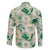 Aloha Hawaii Paniolo Mint Palaka Family Matching Off Shoulder Maxi Dress and Hawaiian Shirt Coastal Rodeo - Polynesian Pride