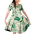 Aloha Hawaii Paniolo Mint Palaka Family Matching Off Shoulder Short Dress and Hawaiian Shirt Coastal Rodeo - Polynesian Pride