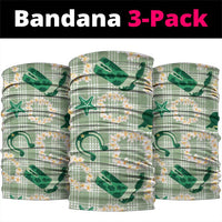 Aloha Hawaii Paniolo Mint Palaka Neck Gaiter Coastal Rodeo - Polynesian Pride