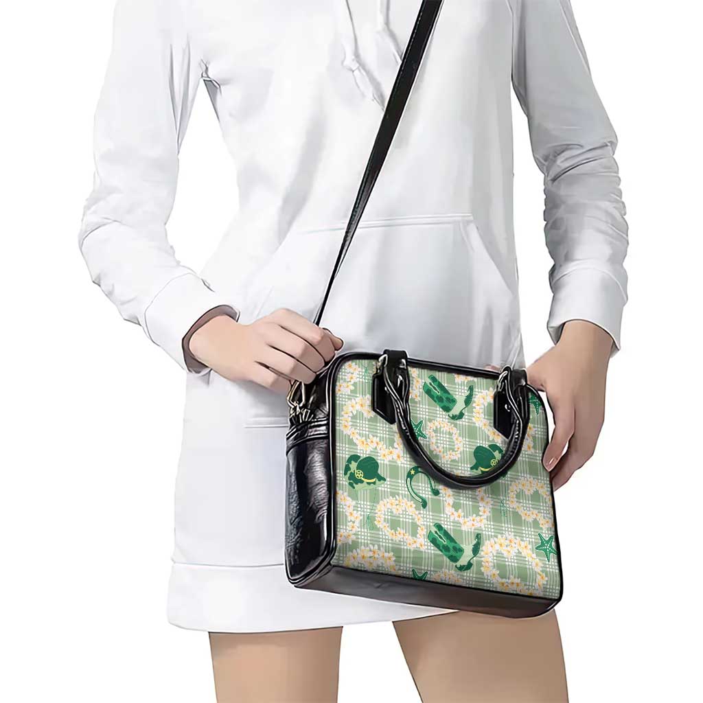 Aloha Hawaii Paniolo Mint Palaka Shoulder Handbag Coastal Rodeo LT7 - Polynesian Pride