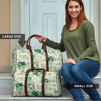 Aloha Hawaii Paniolo Mint Palaka Travel Bag Coastal Rodeo LT7 - Polynesian Pride