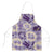 Aloha Hawaii Paniolo Lavender Palaka Apron Coastal Rodeo - Polynesian Pride