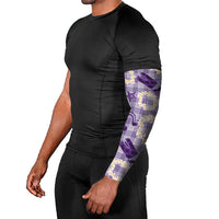 Aloha Hawaii Paniolo Lavender Palaka Arm Sleeves Coastal Rodeo LT7 - Polynesian Pride