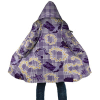 Aloha Hawaii Paniolo Lavender Palaka Cloak Coastal Rodeo LT7 Unisex Lavender - Polynesian Pride