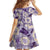 Aloha Hawaii Paniolo Lavender Palaka Kid Short Sleeve Dress Coastal Rodeo - Polynesian Pride