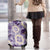 Aloha Hawaii Paniolo Lavender Palaka Luggage Cover Coastal Rodeo - Polynesian Pride