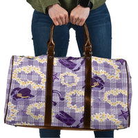 Aloha Hawaii Paniolo Lavender Palaka Travel Bag Coastal Rodeo LT7 Lavender - Polynesian Pride