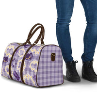 Aloha Hawaii Paniolo Lavender Palaka Travel Bag Coastal Rodeo LT7 - Polynesian Pride